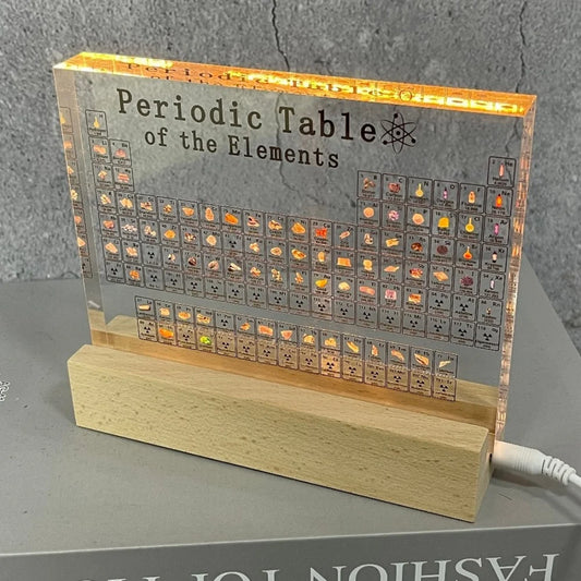 Acrylic Periodic Table Display – Unique Chemistry Desk Decor